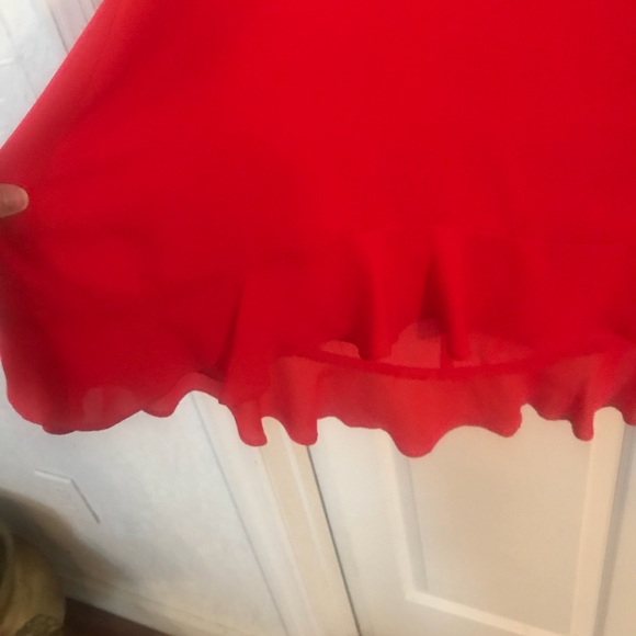 Red Ruffle Top - Picture 3 of 3